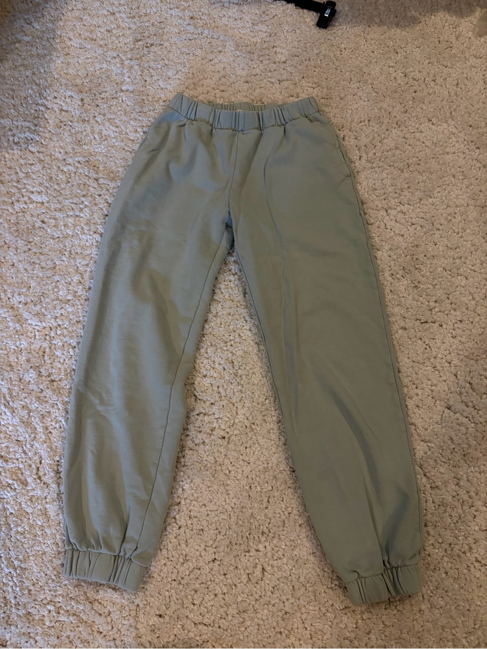 Brandy Melville sage Green Elastic Waist Joggers